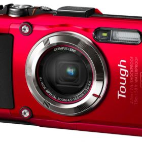 【中古】【1ヶ月保証】オリンパス OLYMPUS STYLUS TG-3 Tough レッド SDカード付き