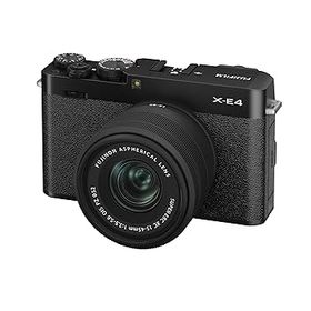 【中古】富士フイルム(FUJIFILM) ミラーレスデジタルカメラ FUJIFILM X-E4 レンズキット ブラック (XC15-45) F X-E4LK-1545-B