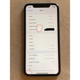 アップル(Apple)のiPhone XR Blue 64 GB SIMフリー(スマートフォン本体)