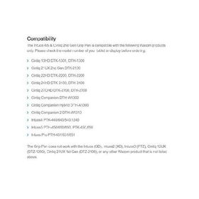 (1 Pack) - Wacom Tech Corp. KP501E2 Intuos4/Cintiq21 Grip Pen