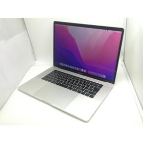 【中古】Apple MacBook Pro 15インチ Corei7:2.6GHz Touch Bar搭載モデル シルバー MLW72J/A (Late 2016)【宇田川】保証期間１ヶ月【ランクB】