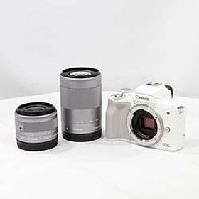 〔中古品〕 EOS Kiss M2 ダブルズームキット ホワイト〔中古品〕 EOS Kiss M2 ダブルズームキット ホワイト