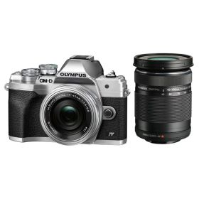 [新品]OLYMPUS オリンパス ミラーレス一眼カメラ OM-D E-M10 Mark IV EZダブルズームキット シルバー