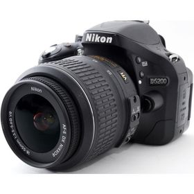 ニコン デジタル一眼 Nikon D5200 レンズキット ブラック 中古 新品SDカード付き 届いてすぐに使える 動画撮影 手振れ補正 付属品充実 美品 長期保証