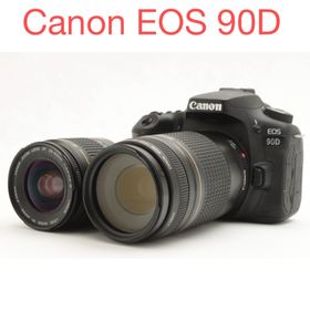 キヤノン(Canon)の一眼レフ カメラ Canon EOS 90D標準&望遠ダブルレンズセット(デジタル一眼)