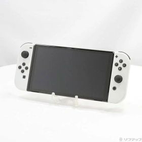 【中古】Nintendo(任天堂) Nintendo Switch 有機ELモデル Joy-Con(L)／(R) ホワイト 【377-ud】