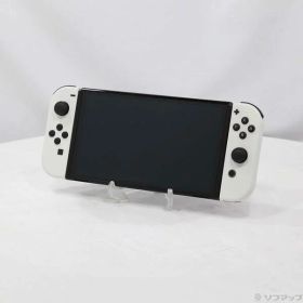 【中古】Nintendo(任天堂) Nintendo Switch 有機ELモデル Joy-Con(L)／(R) ホワイト 【377-ud】