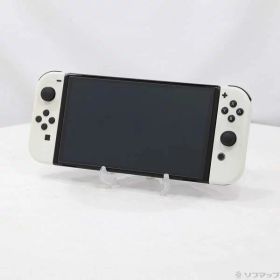 【中古】Nintendo(任天堂) Nintendo Switch 有機ELモデル Joy-Con(L)／(R) ホワイト 【377-ud】
