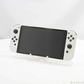 【中古】Nintendo(任天堂) Nintendo Switch 有機ELモデル Joy-Con(L)／(R) ホワイト 【377-ud】