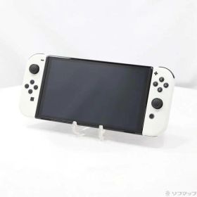 【中古】Nintendo(任天堂) Nintendo Switch 有機ELモデル Joy-Con(L)／(R) ホワイト 【377-ud】