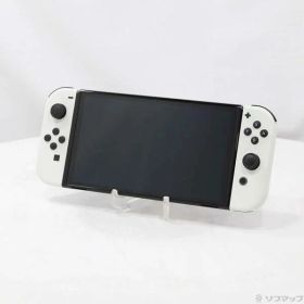 【中古】Nintendo(任天堂) Nintendo Switch 有機ELモデル Joy-Con(L)／(R) ホワイト 【377-ud】