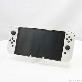 【中古】Nintendo(任天堂) Nintendo Switch 有機ELモデル Joy-Con(L)／(R) ホワイト 【377-ud】