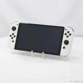 【中古】Nintendo(任天堂) Nintendo Switch 有機ELモデル Joy-Con(L)／(R) ホワイト 【377-ud】