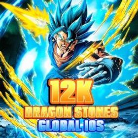 IOSの 海外 12Kストーン ランク 550+ ドラゴン BALL Z ドッカンバトルアカウント