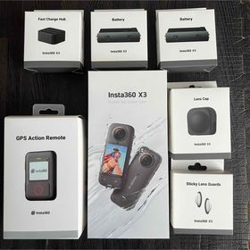 インスタスリーシックスティ(insta360)のタイムセール【美品】Insta360 X3 【オプション多数】10万超(その他)