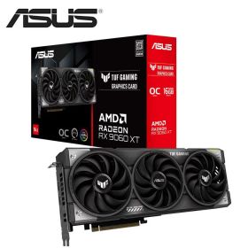 ASUS｜エイスース ASUS TUF Gaming Radeon RX 9060 XT 16GB GDDR6 OC Edition トリプルファン搭載 オーバークロックグラフィックボード TUF-RX9060XT-O16G-GAMING