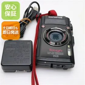 【中古】 良品中古 TG-3 ブラック 安心保証 即日発送 デジカメ OLYMPUS 本体 土日祝発送OK