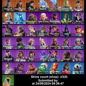 【43 スキン】リビア❤️のゲラルト オメガロック ❤️ カドソーン❤️時代 ❤️ ネズミ❤️レンゾ デストロイヤー ❤️ スペクトラ❤️ナイト エイジレス❤️ミズキ ❤️ ポーラー ピーリー (pc/PSN