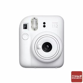 富士フイルム チェキ instax mini 12 クレイホワイト チェキカメラ カメラ
