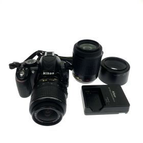 ##【中古】Nikon ニコン 一眼レフカメラ D3100 200mmダブルズームキット Bランク