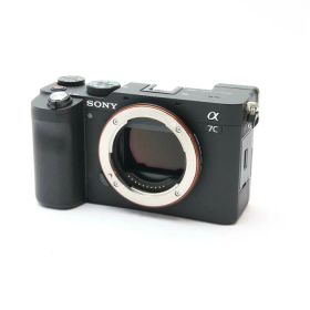 【中古】 《並品》 SONY α7C ボディ ILCE-7C ブラック 【SDスロット・ホットシューバネ・ファインダーカバー部品交換/各部点検済】 [ デジタルカメラ ]