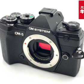 【中古】 【美品】 OM SYSTEM OM-5 ボディ ブラック 【ミラーレス一眼】 【6ヶ月保証】