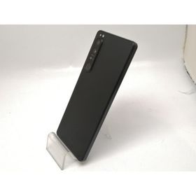 【中古】SONY au 【SIMフリー】 Xperia 1 IV ブラック 12GB 256GB SOG06【津田沼】保証期間１ヶ月【ランクC】