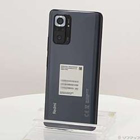【中古】Xiaomi(シャオミ) Redmi Note 10 Pro 128GB オニキスグレー REDMINOTE10PRO SIMフリー【291-ud】