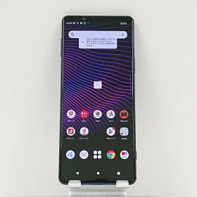 Xperia 1 III SO-51B docomo フロントパープル 送料無料 本体 c07101 【中古】
