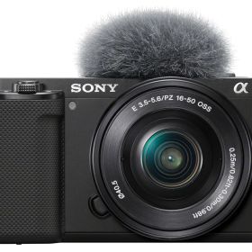 SONY VLOGCAM ZV-E10L パワーズームレンズキット ブラック 【保証印あり】 ※量販店印あり