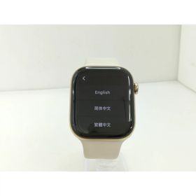 【中古】Apple Apple Watch Series10 46mm Cellular ゴールドチタニウムケース/スターライトスポーツバンド (M/L) MWYY3J/A【大須アメ横】保証期間1ヶ月【ランクB】