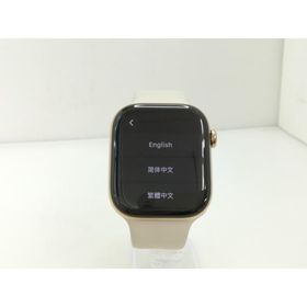 【中古】Apple Watch Series10 46mm Cellular ゴールドチタニウムケース/スターライトスポーツバンド (M/L) MWYY3J/A【大須アメ横】保証期間１ヶ月【ランクB】
