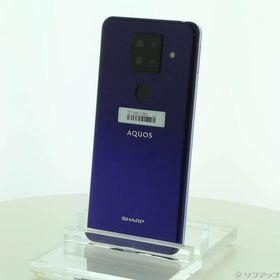 〔中古〕SHARP(シャープ) AQUOS sense4 plus 128GB パープル SH-M16 SIMフリー〔344-ud〕