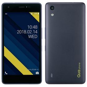 (中古並品) au KYOCERA Qua phone QZ 32GB インディゴ KYV44【安心保証90日/赤ロム永久保証】QuaphoneQZ 本体 Android アンドロイド スマホ