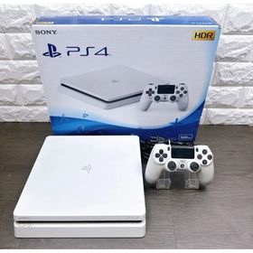 未使用に近い【PS4】プレステーション4 ホワイト 『完品』 即発送(家庭用ゲーム機本体)
