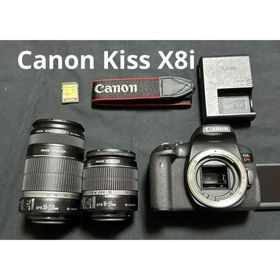 Canon EOS Kiss X8i ダブルズームレンズキット(デジタル一眼)