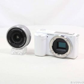 〔中古〕SONY(ソニー) 〔展示品〕 VLOGCAM ZV-E10L パワーズームレンズキット ホワイト〔258-ud〕