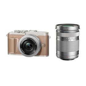 OLYMPUS ミラーレス一眼カメラ PEN E-PL10 EZダブルズームキット ブラウン