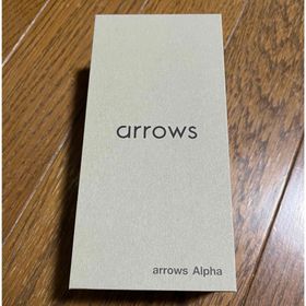 アローズ(arrows)のFCNT arrows Alpha M08 ブラック 新品未開封(スマートフォン本体)