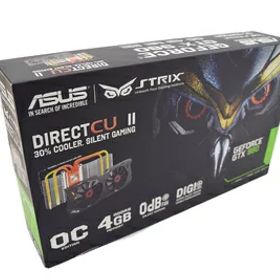 【中古】 ASUSTek STRIXシリーズ NVIDIA GeForce GTX980搭載ビデオカード オーバークロック メモリ4GB STRIX-GTX980-DC2OC-4GD5