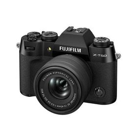 【新品】フジフイルム FUJIFILM X-T50 XC15-45mmレンズキット ブラック 日本語・英語版【1万5千円キャッシュバック】