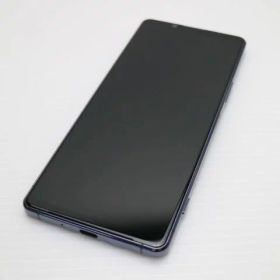 【中古】美品 SO-51A Xperia 1 II パープル スマホ 白ロム 中古 土日祝発送OK