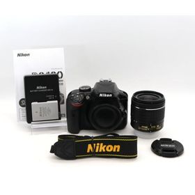 Nikon デジタル一眼レフカメラ D3400 AF-P 18-55 VR レンズキット ブラック D3400LKBK