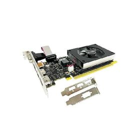 QTHREE GeForce GT 730 4GB 64ビット DDR3 グラフィックカード 2X HDMI VGA DP コンピュータービデオカード PCゲームGPU、PCI E x8 2.0、モニター4台対応 Win11