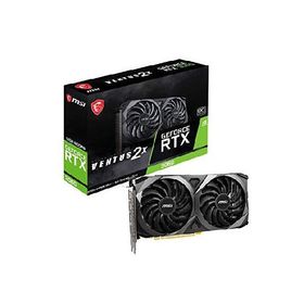 MSI GeForce RTX 3060 VENTUS 2X 12G OC Gaming Graphics Card - RTX 3060, TORX Fan 3.0, 12 GB GDDR6, 192 Bit, PCI Express Gen 4, DisplayPort v1.4a, HDMI