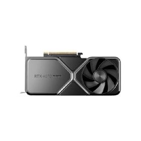 NVIDIA - GeForce RTX 4070 Super 12GB GDDR6X グラフィックスカード - チタン/ブラック。