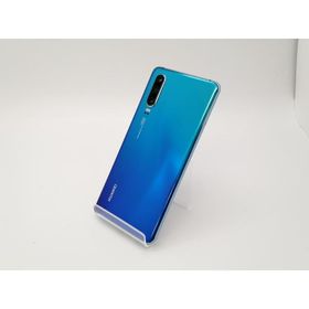 【中古】Huawei 国内版 【SIMフリー】 HUAWEI P30 オーロラ ELE-L29【三宮センター】保証期間１ヶ月【ランクB】