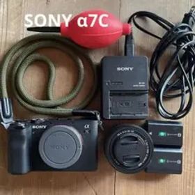 SONY α7C フルサイズミラーレス一眼カメラ+レンズ+充電器+バッテリー2個