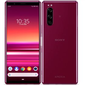 【中古】Cランク 【傷や汚れあり】 SIMロック解除済み 元SoftBank SONY Xperia 5 901SO レッド 利用制限〇(白ロム) 本体のみ 送料無料