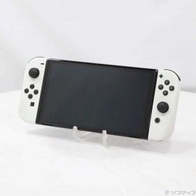 【中古】Nintendo(任天堂) Nintendo Switch 有機ELモデル Joy-Con(L)／(R) ホワイト 【349-ud】